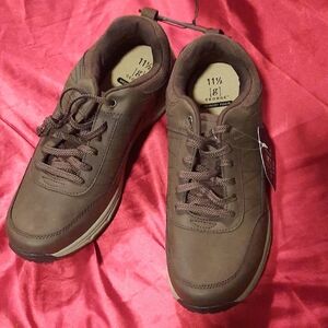 NWT George Men's Dark Brown Memory Foam Comfort Sneakers
